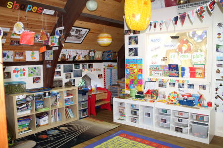 A pre-school classroom