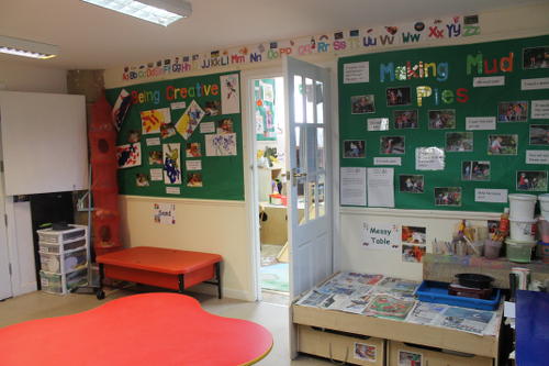 Toddler messy play room